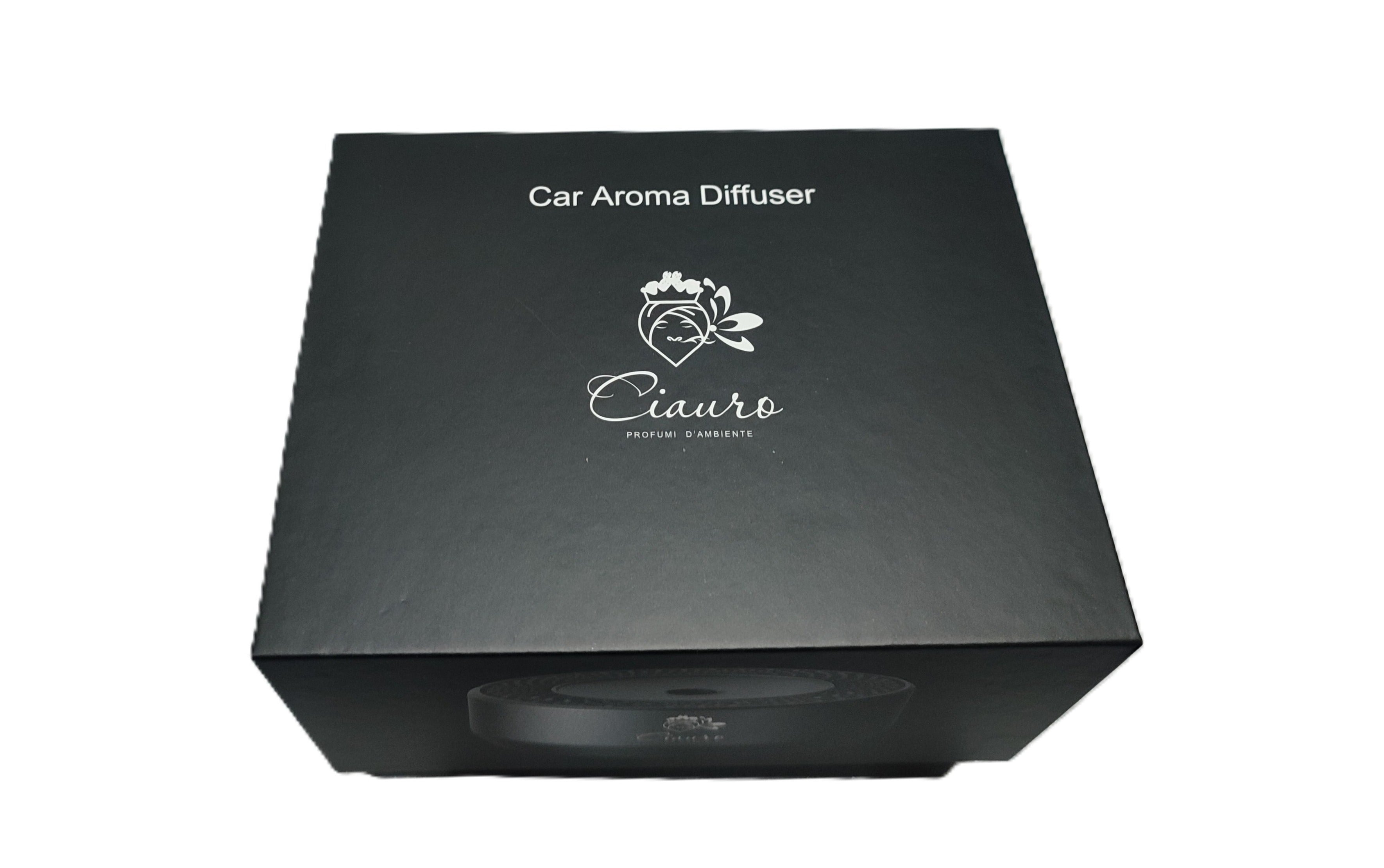 Codice: CD06 - Box con diffusore ad ultrasuoni per auto/desktop e ricarica da 20ml